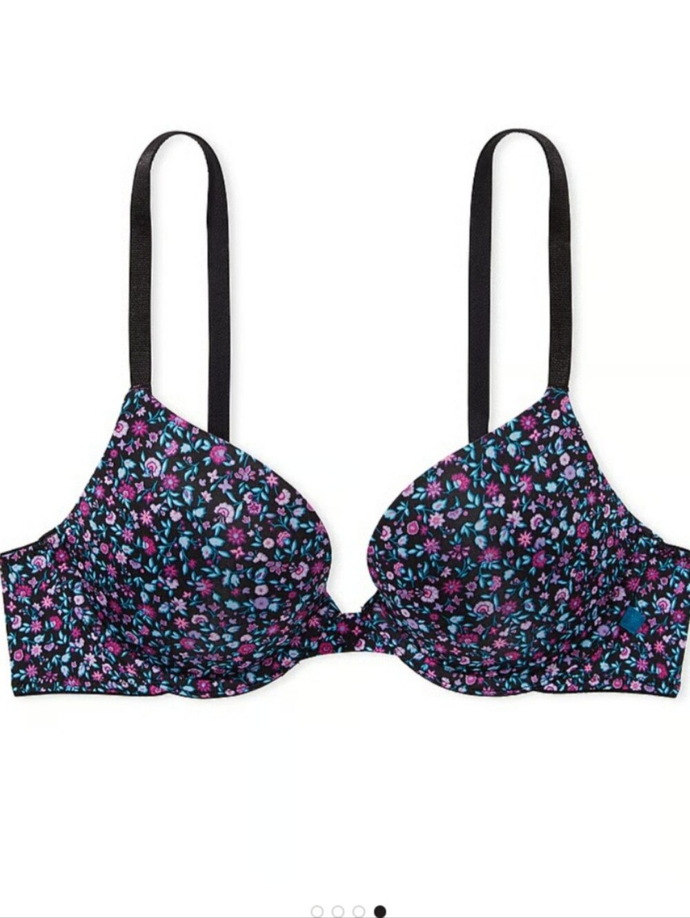 Victoria's Secret PINK Ditsy Floral Boho Push-Up Bra Lightly Lined Underwire 34A